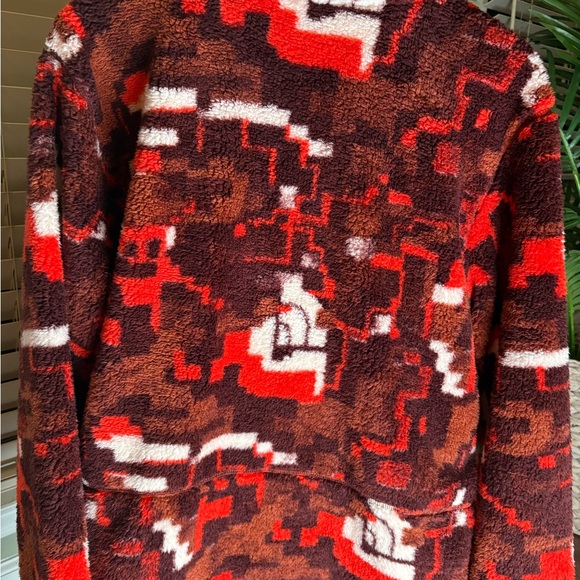 The North Face Men's Campshire Fleece Hoodie Size M FieryRed NWT - Picture 7 of 10